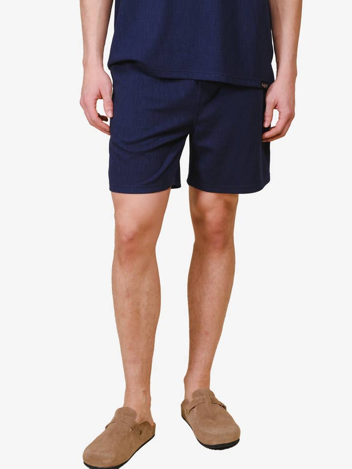 Vertical Cross Knit Short for wholesale by Brooklyn Cloth