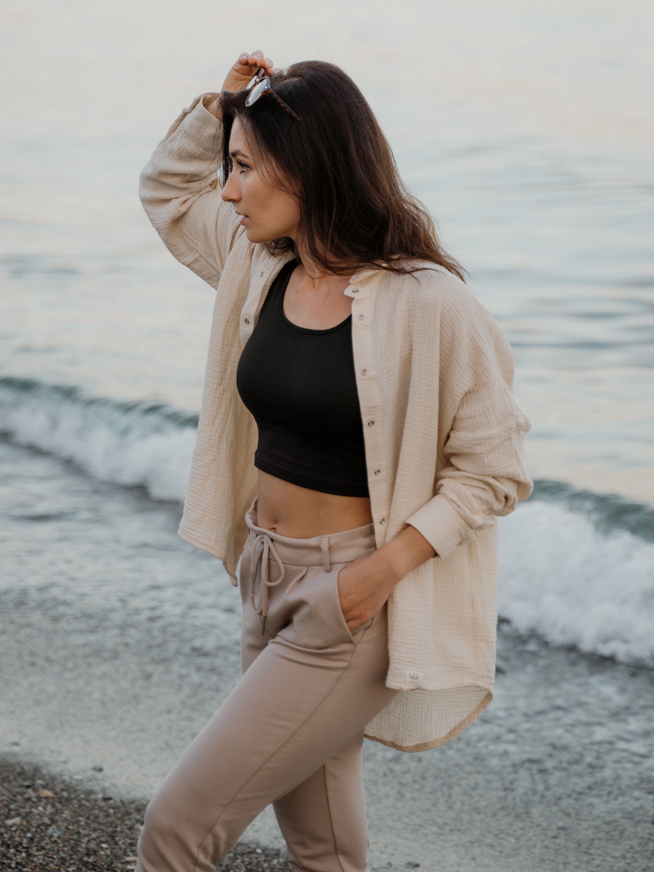 hutch&putch - Wholesale Blouse - Women's - Oversized Muslin Blouse "Maja"9