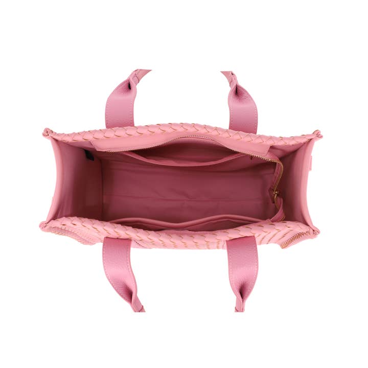 KAYLA+AVA - Wholesale Tote Bag - Women's - FLAMENCO WOVEN TOTE BAG WITH WALLET6