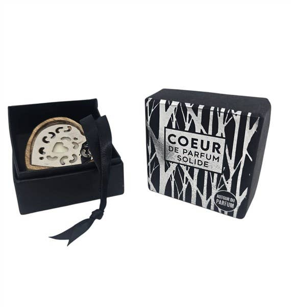 Autour Du Parfum - Vente Parfums solides - Petit Coeur BOIS&ARGENT de Parfum solide -plusieurs parfums3