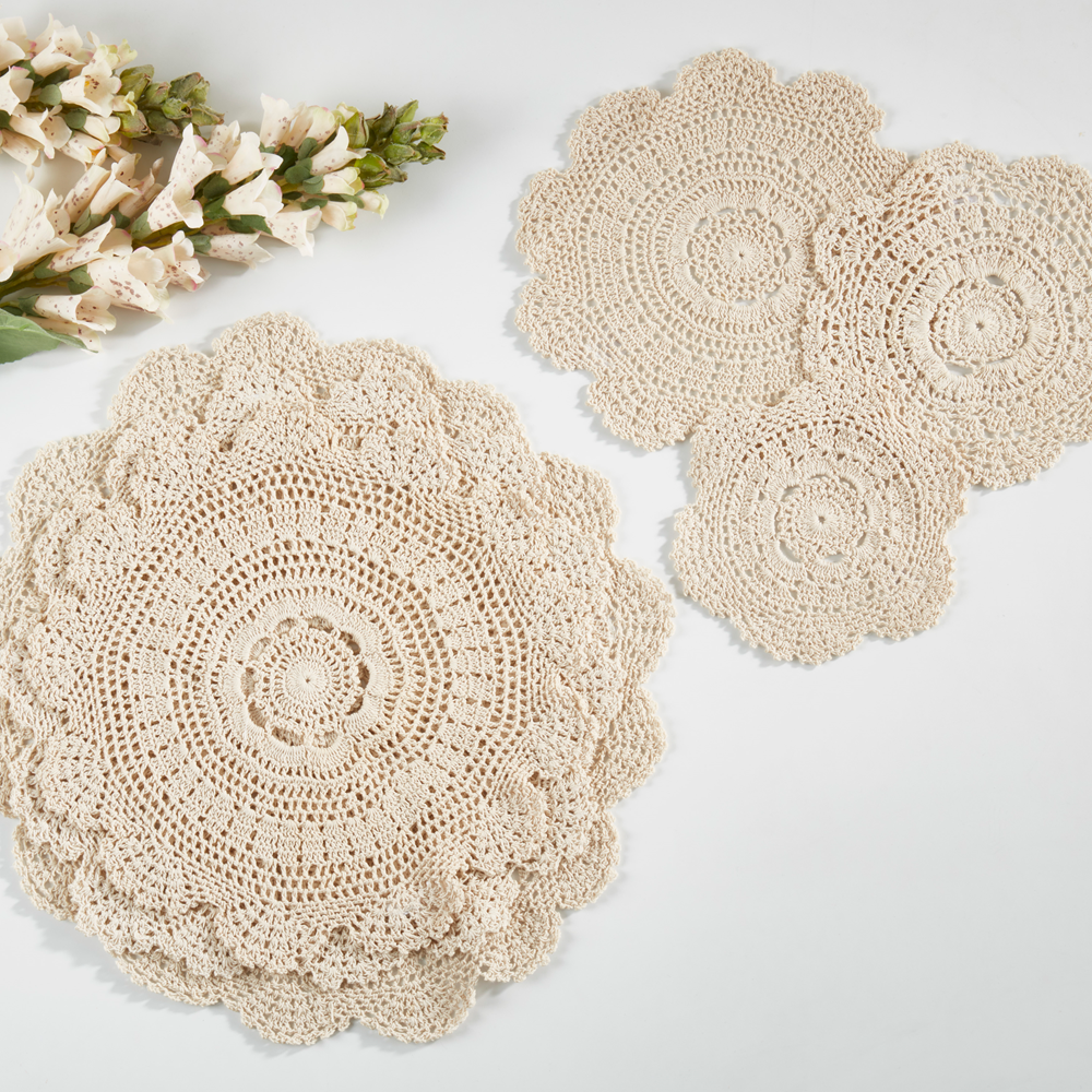 lace fabric doilies bulk