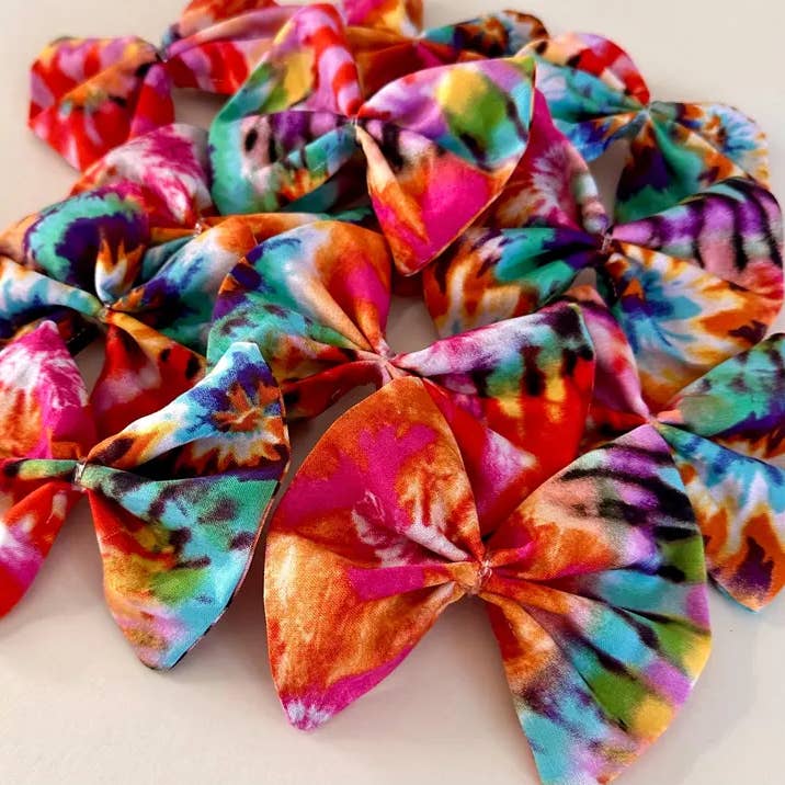 Happy Tails Outfitters - Wholesale Pet bow tie – Dog - Tie Dye Dog Grooming Bows 1