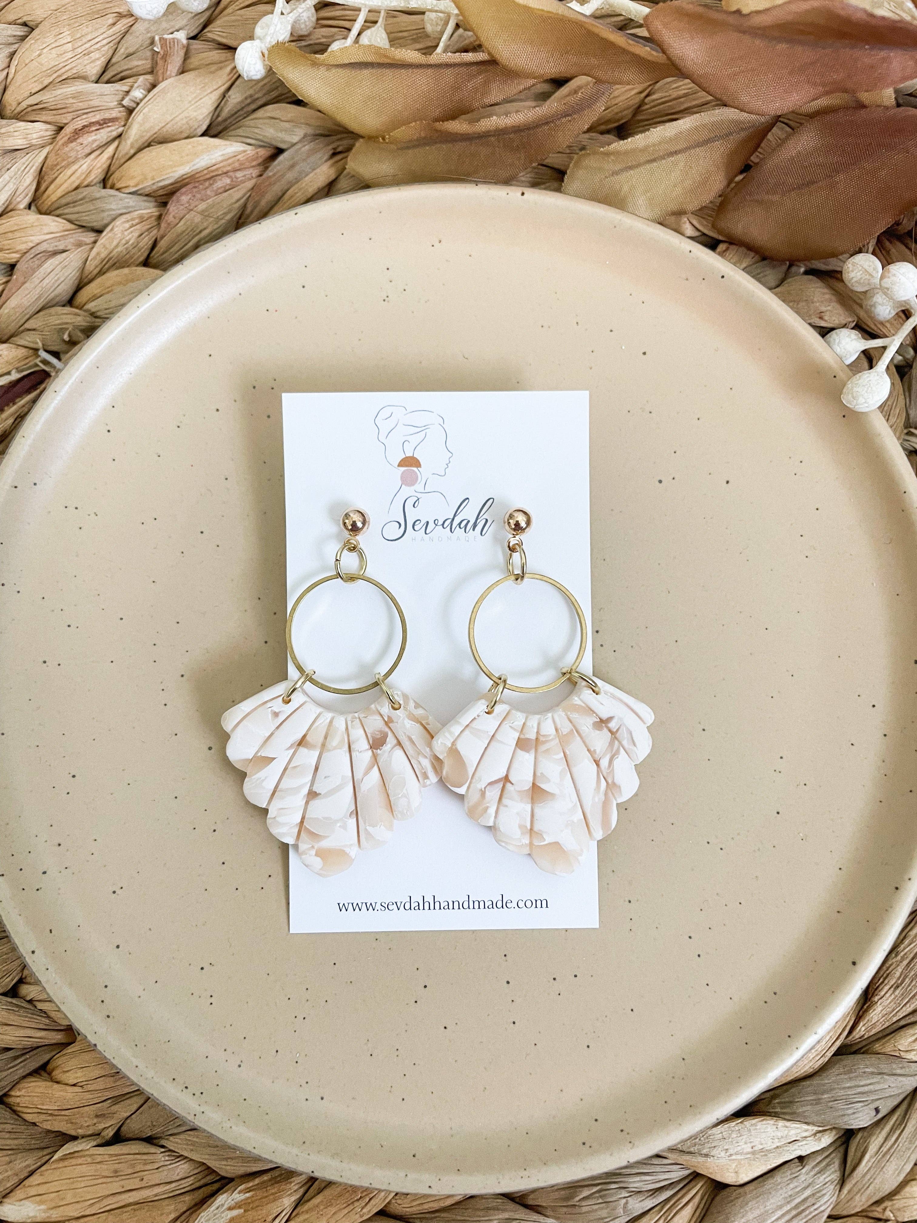 Sevdah Handmade - Wholesale Dangle Earrings - Citrine collection4