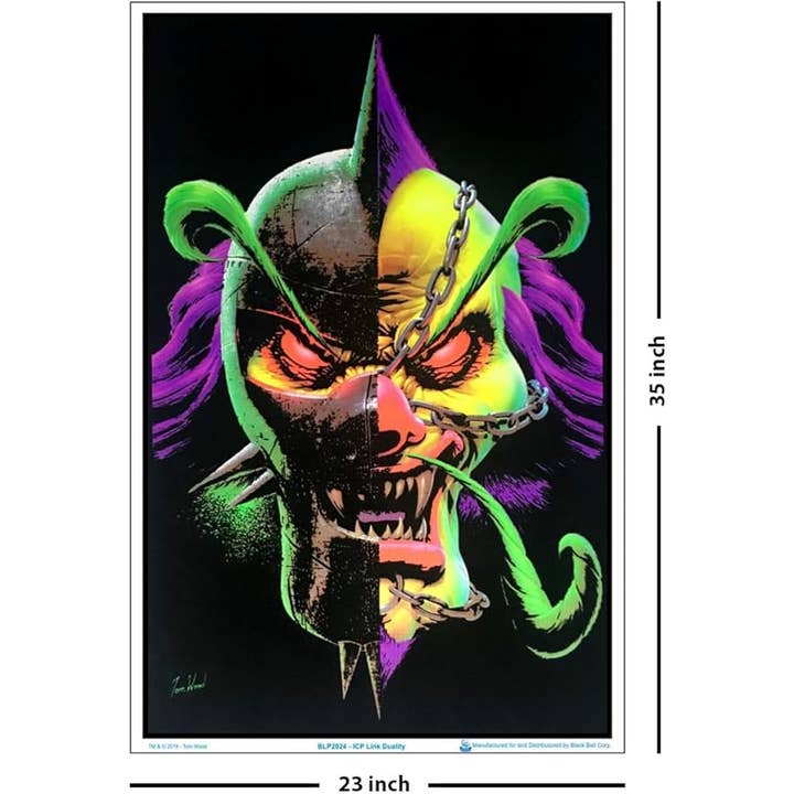 Scorpio Posters - Wholesale Poster - Insane Clown Posse Link Duality Black Light Poster