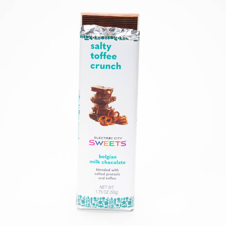 Electric City Sweets - Wholesale Chocolate bar - Salty Toffee Crunch2