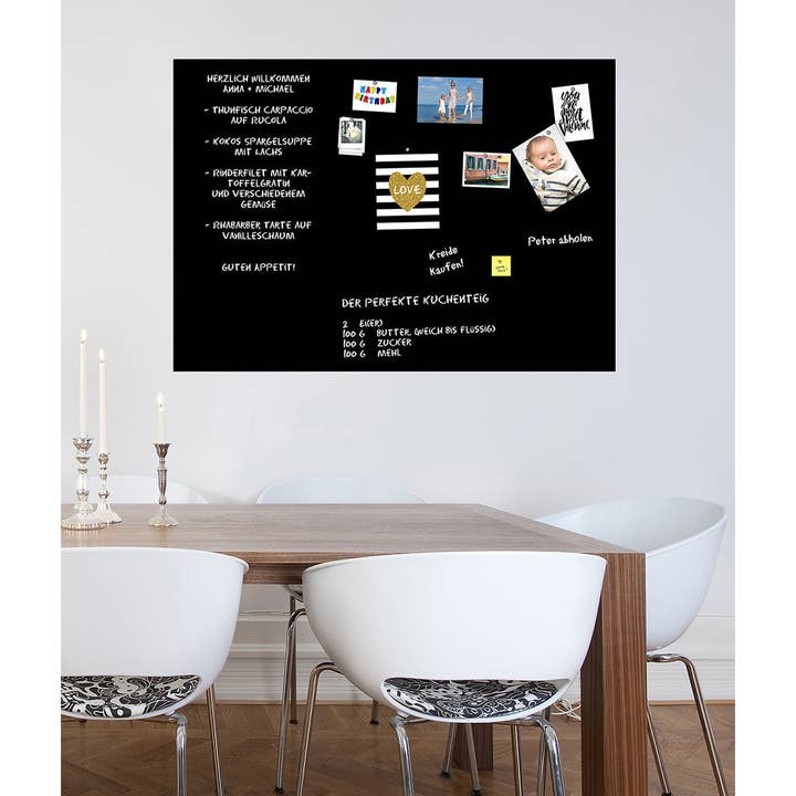 Queence - Wholesale Magnet Board - Magnetic blackboard film - black11