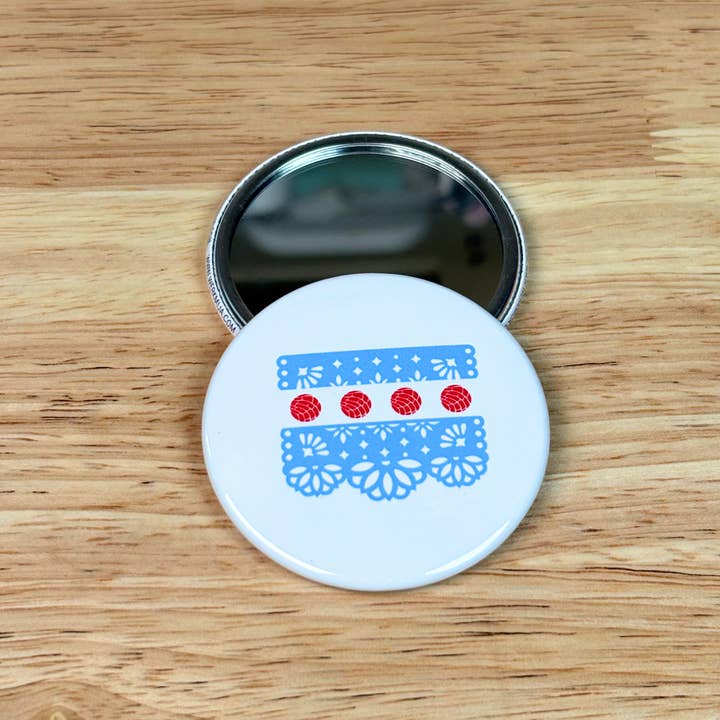 Somos Chicago Pocket Mirror for wholesale by Werk Mija