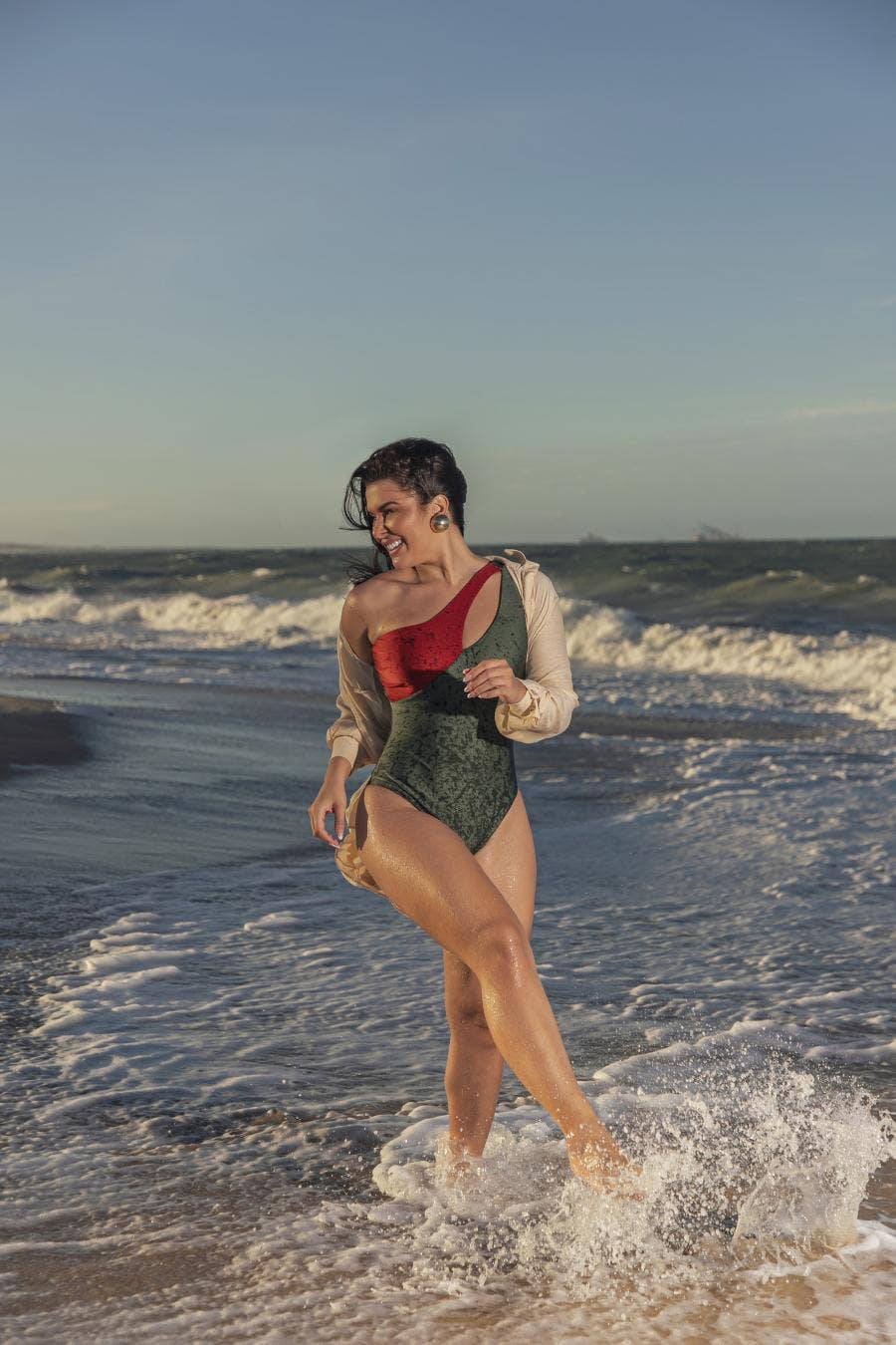 GREEN  SINGLE SHOULDER MAYO for wholesale on Faire1