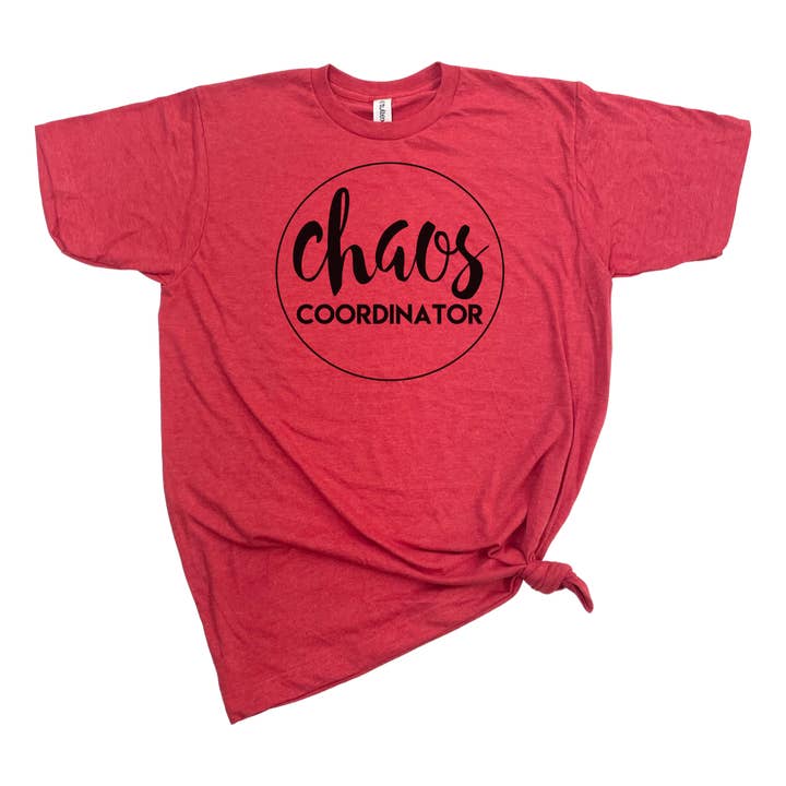 dkhandmade - Wholesale Screen Printed T-Shirt - Unisex - CHAOS COORDINATOR T-SHIRT3