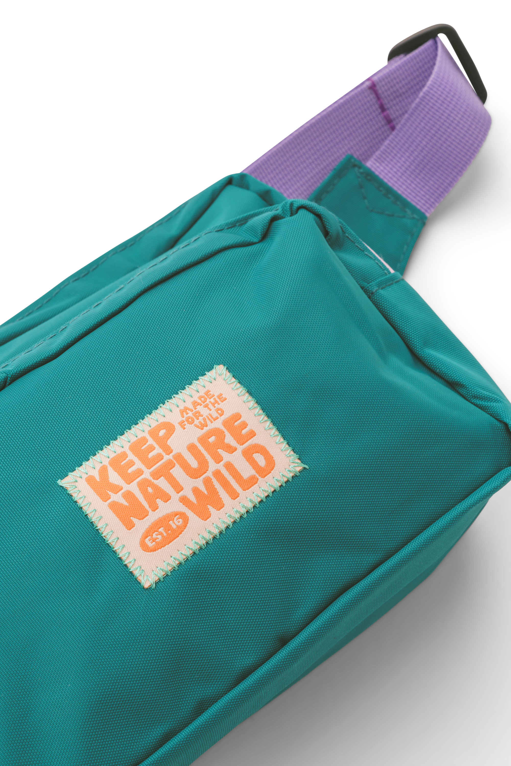 Keep Nature Wild - Wholesale Belt Bag - Unisex - KNW Fanny Pack | Teal/Lavender3