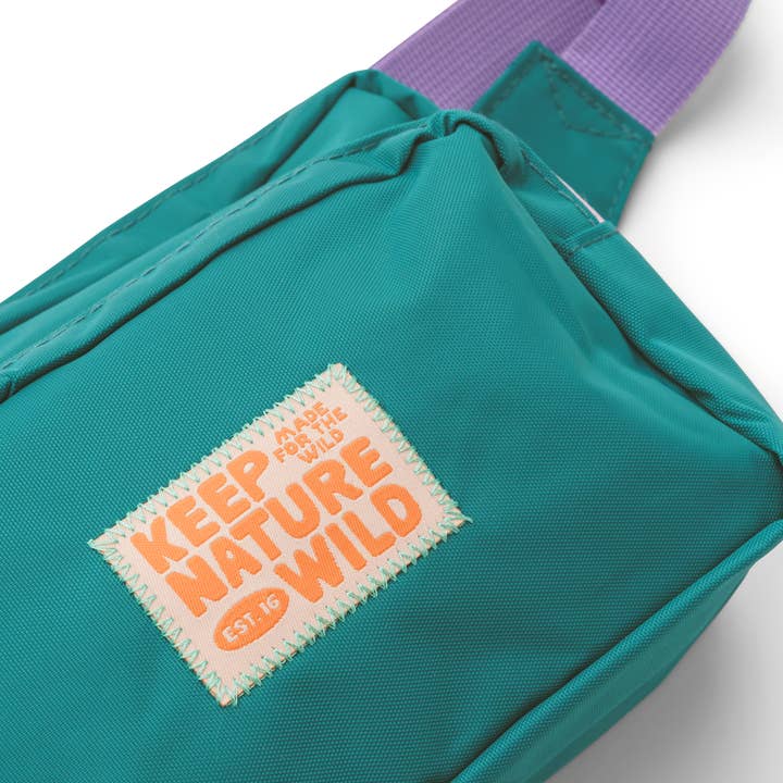 Keep Nature Wild - Wholesale Belt Bag - Unisex - KNW Fanny Pack | Teal/Lavender3