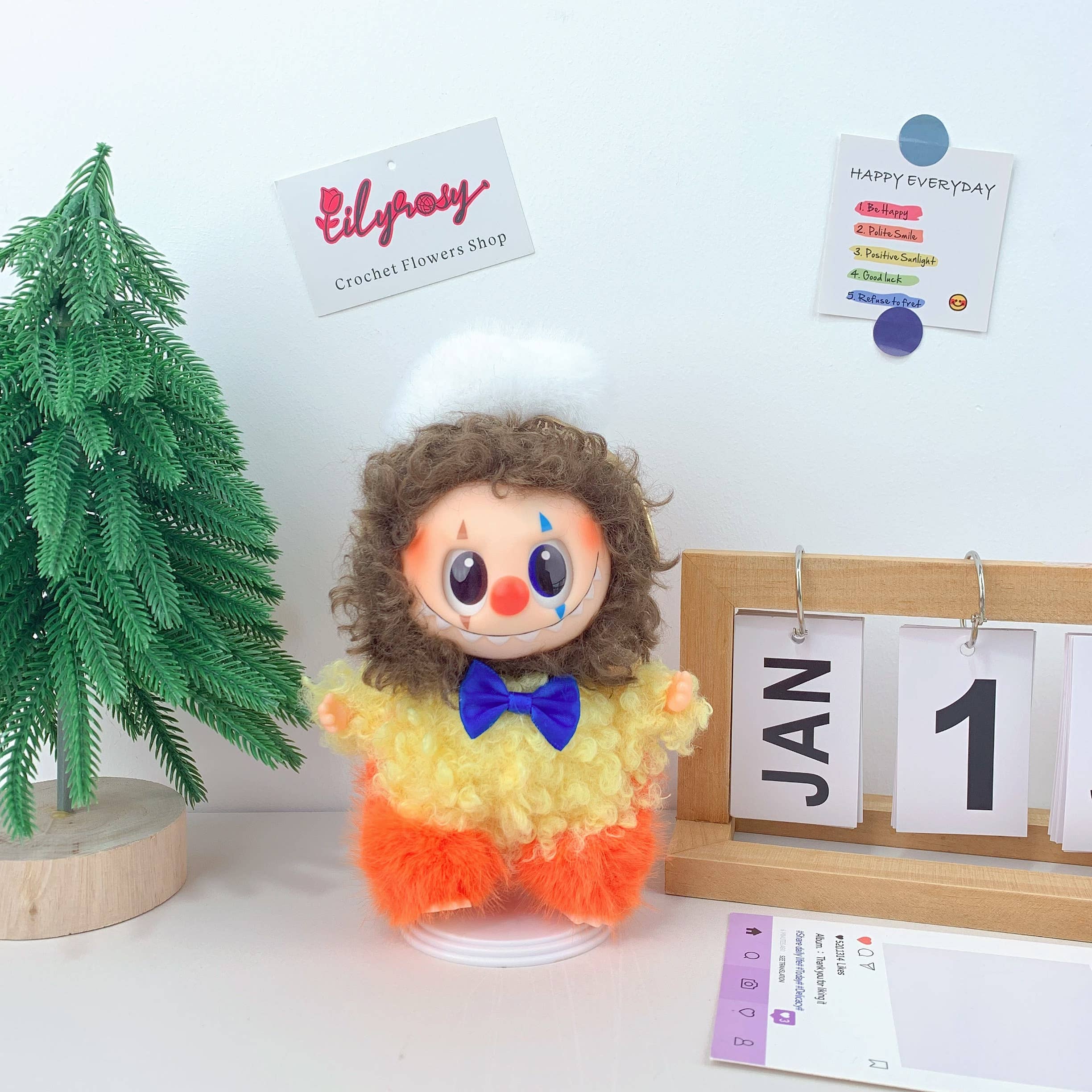 Lilyrosy（Duty free) - Wholesale Stuffed/Plush Toy - Kids & Baby - Black Trendy custom dolls – Special design for Holiday4