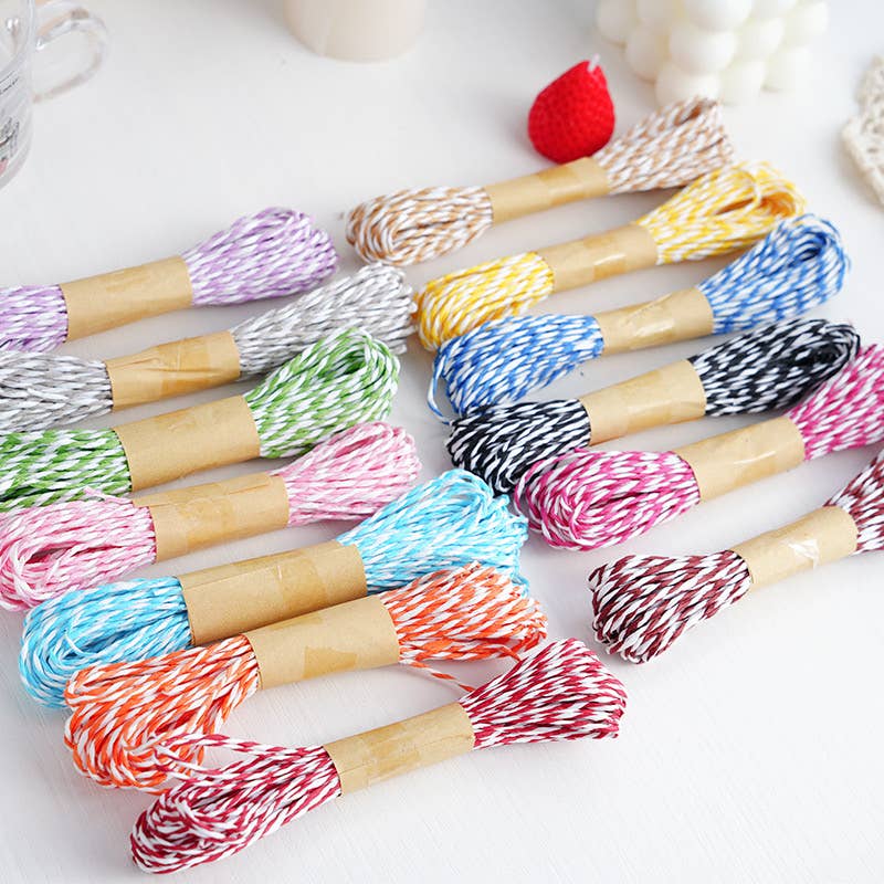 Ladylande - Wholesale Twine - 12 Color Baker’s Twine Set – 10m Each | Craft String for DIY1