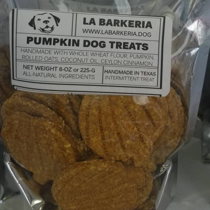 La Barkeria - Vendita all'ingrosso Snack - Cani - Dolcetti per cani alla zucca (biscotti completamente naturali)1