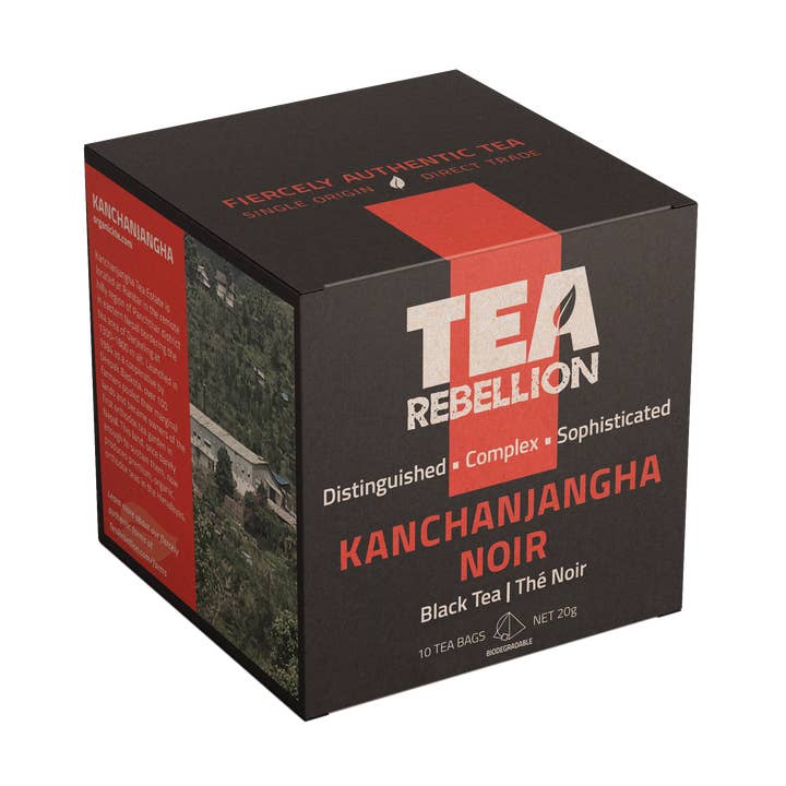 Kanchanjangha Noir - Black Tea | Nepal | Biodegradable Bags for wholesale by Tea Rebellion Canada
