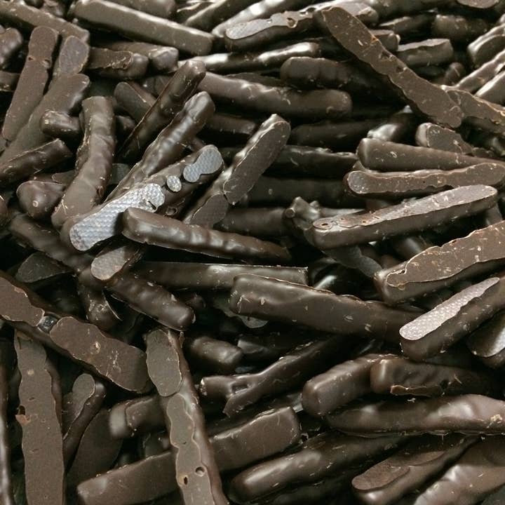 Royale Normande Chocolaterie - Wholesale Chocolate Covered Sweets - Orangettes coated with dark chocolate - 100g BAG - 308S1CC3