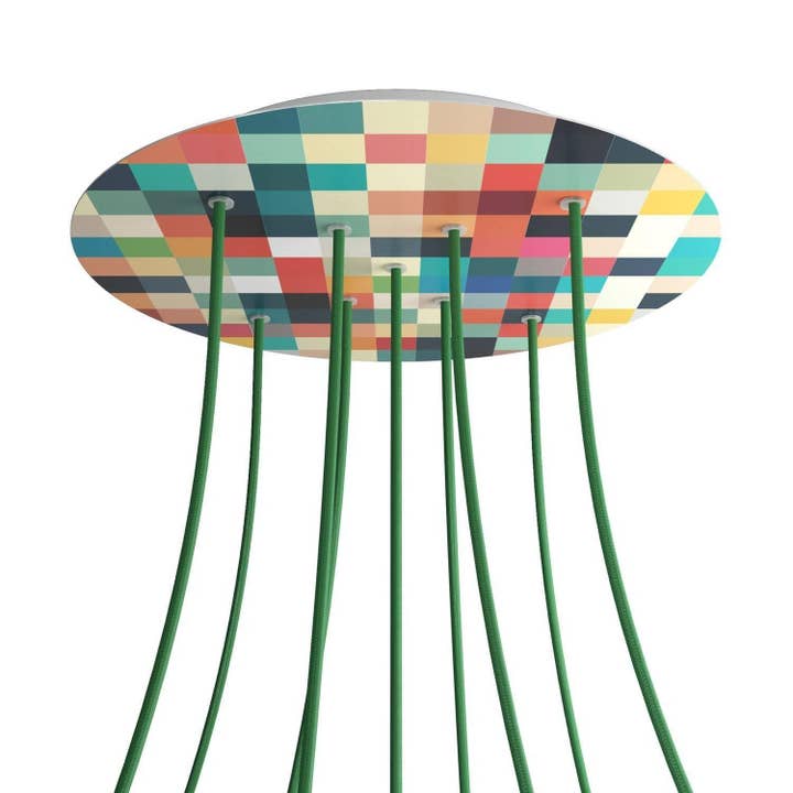 XXL Rose-One rosette, round, diameter 400 mm with 9 X holes and 4 holes for wholesale by LIGHTINUP S.R.L.