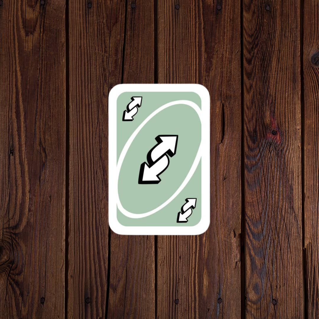 Kase Wear - Wholesale Sticker - Reverse Card Sticker