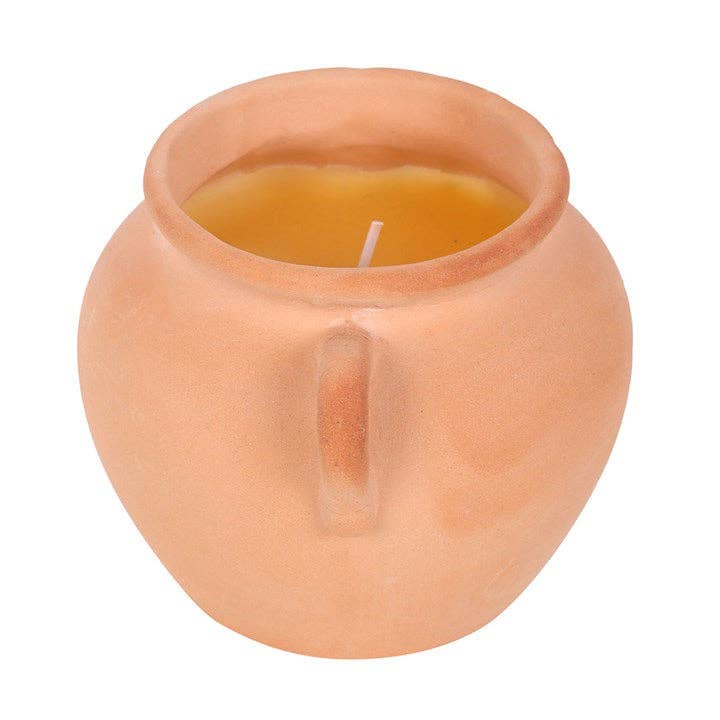 Something Different Wholesale - Vendita all'ingrosso Candela in vasetto - Candela alla Citronella in Vaso di Terracotta2