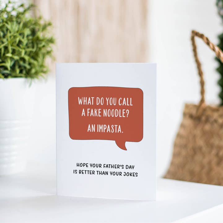 Nine Two Design – Großhandel Vatertagskarten – Dad Joke Pasta Vatertagskarte2
