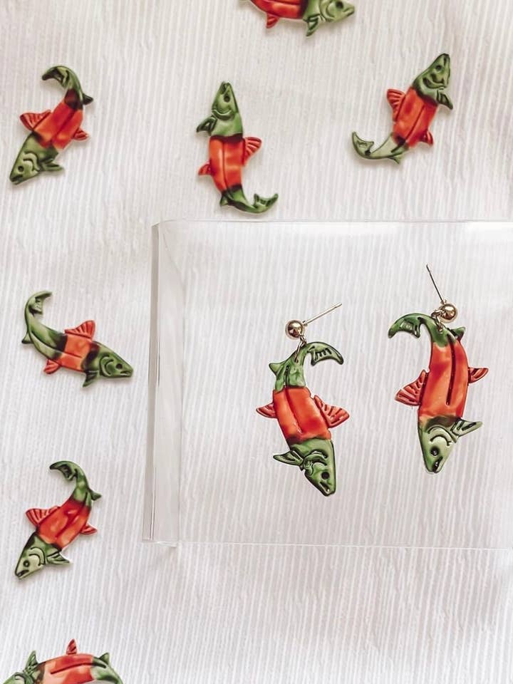 Aquarell Lachs für den Großhandel von Samuels Artistry