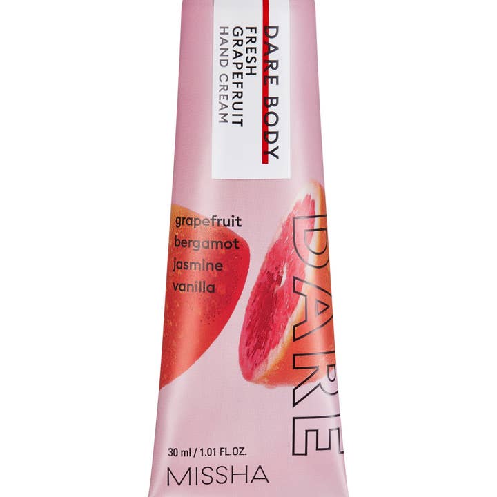 MISSHA DARE Body crema mani al fresco pompelmo per la vendita all'ingrosso da parte di TRENDING CORPORATE