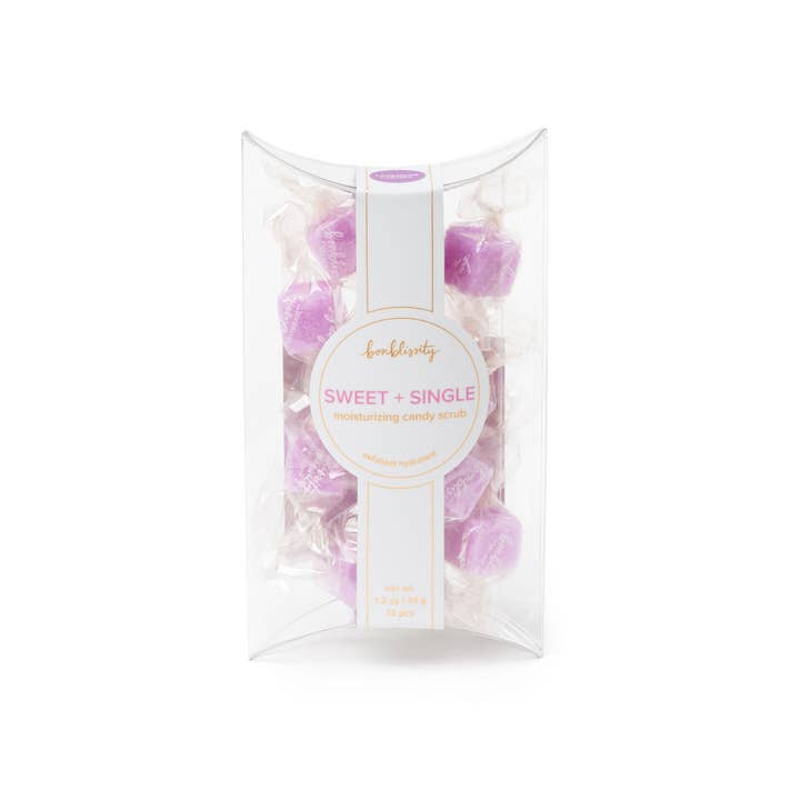Bonblissity - Vente Gommage/exfoliant pour le corps - Coffret de Mini-Me Gommage au Sucre en Cube - Lavande de Luxe (PDSF 12 $)2