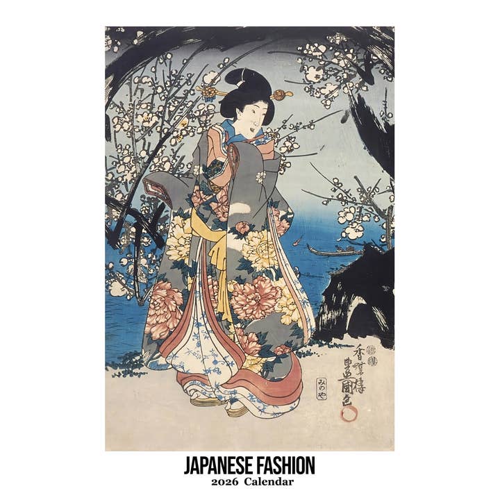 Japanische Mode Überdimensionaler Kalender 2026 für den Großhandel von The Retrospect Group Collection