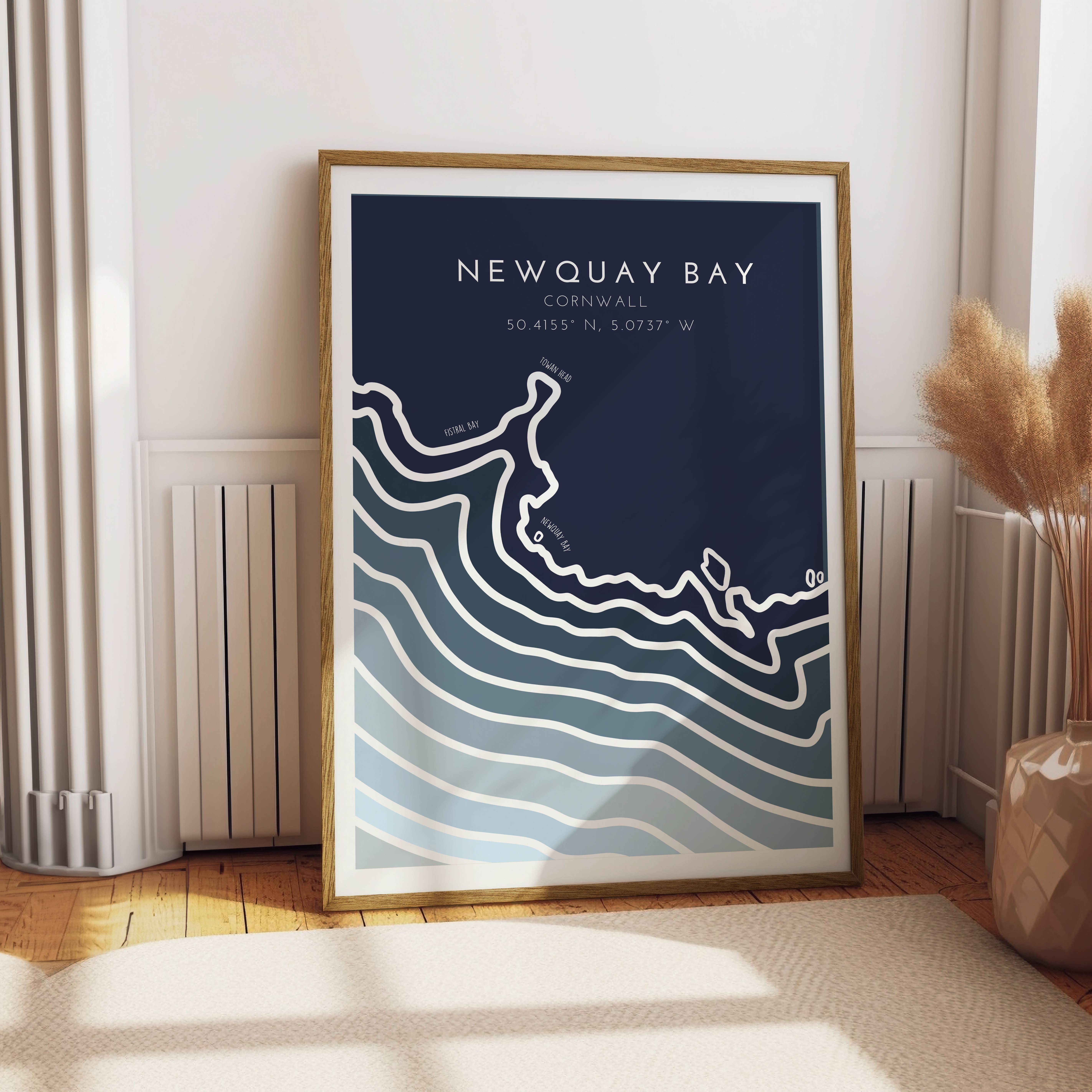 Jude River Design – wholesale Art print – Custom Coastline Print - Any Location1