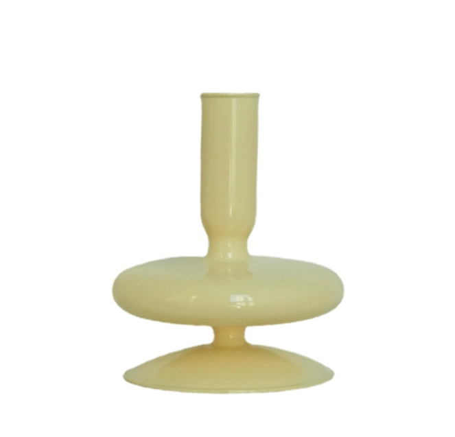 IVORE.GROUP (We cover All Import duty) - Wholesale Kaarsenhouder - Kandelaren van ivoorkleurig glas4