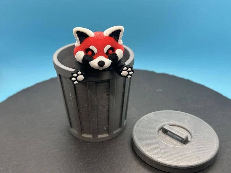 3DHotShop - Wholesale Decorative Figurine - Articulated Baby Red Panda0