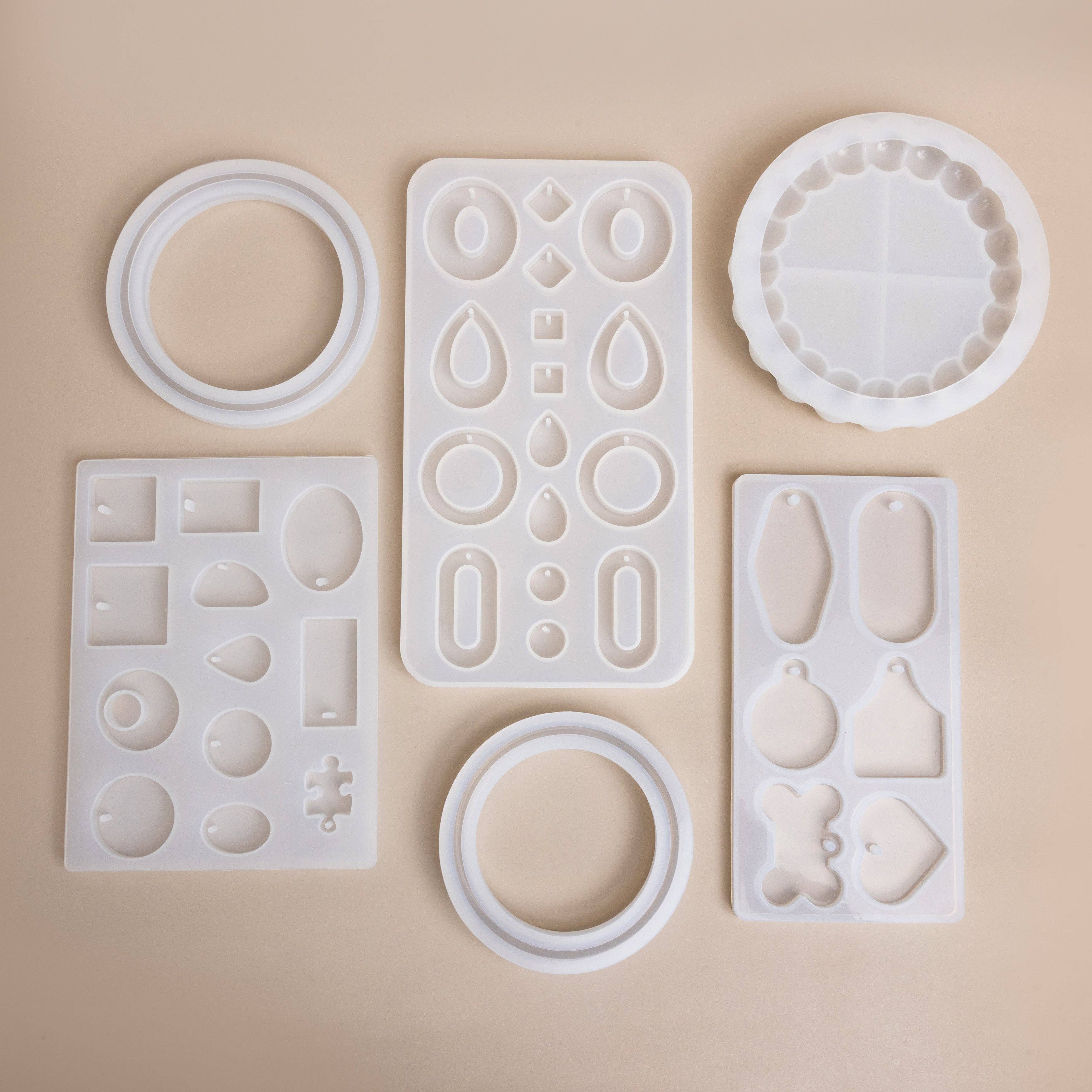 Jewelry Made by Me - Wholesale DIY Craft Kit - Essential Pendants Silicone Mold2