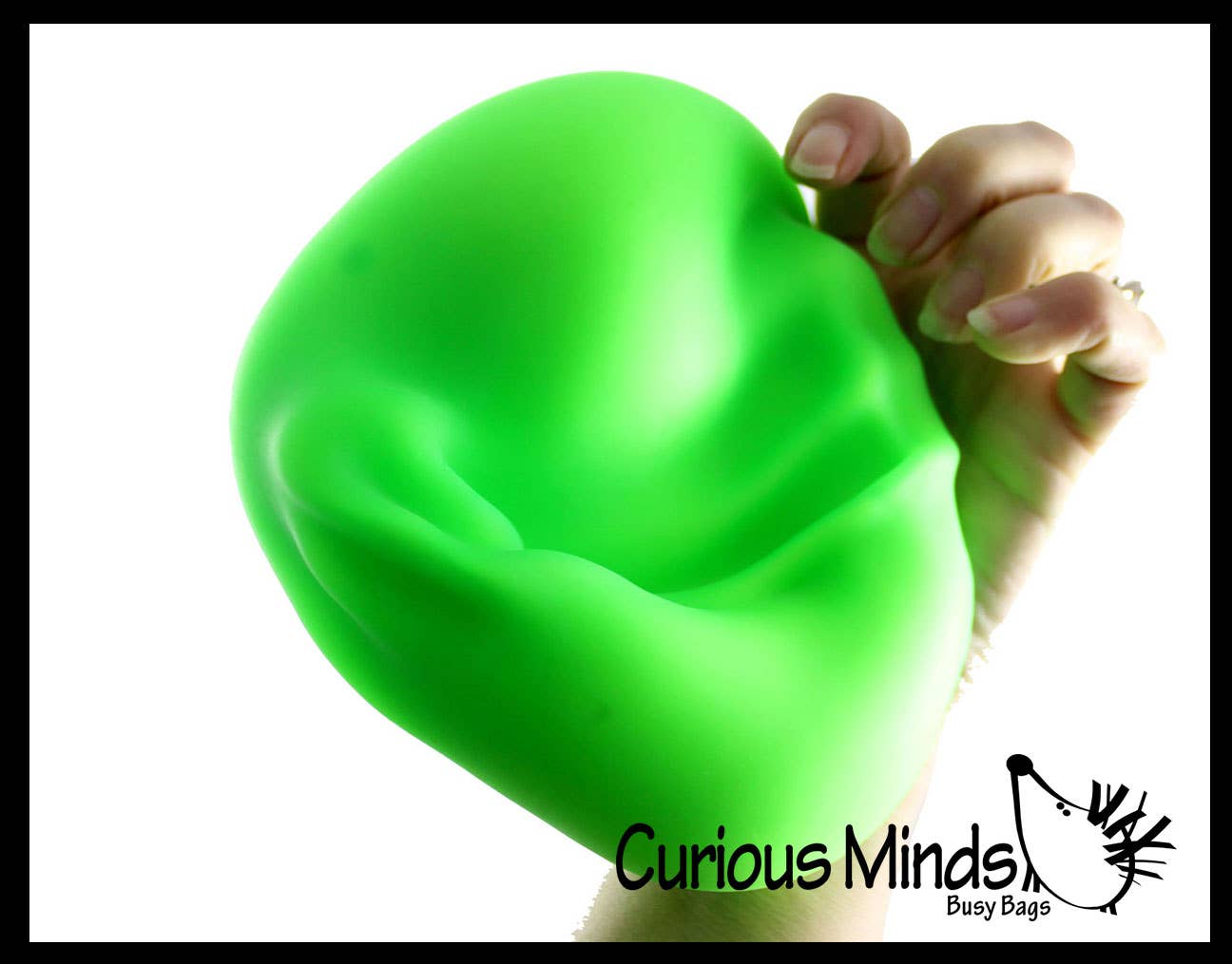 Curious Minds Toys - Wholesale Stress Relief Ball/Dough - 1 Jumbo 4" Doh Stress Stretch Ball - Moldable Pinch Poke Se4