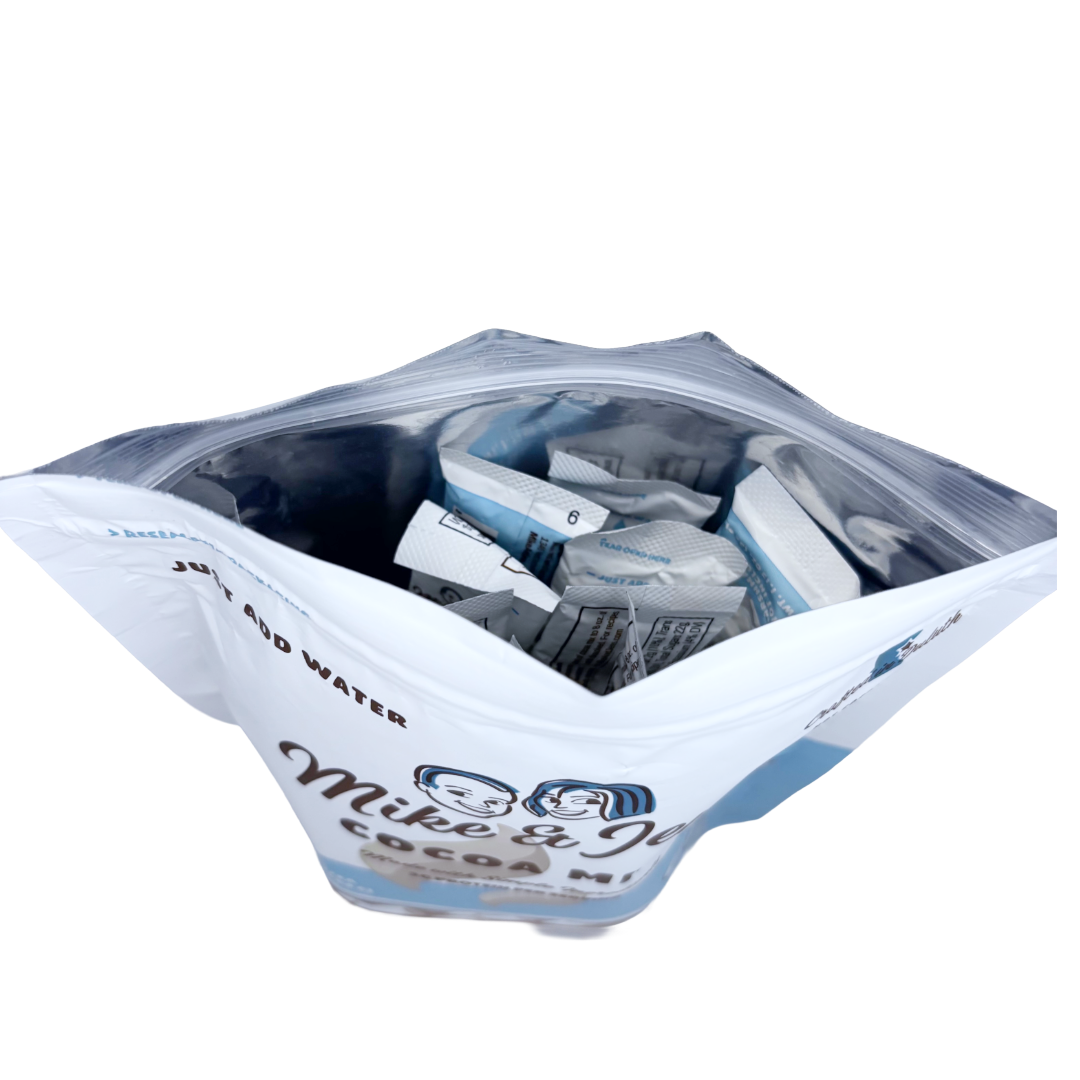 Mike and Jen's Hot Cocoa - Vente Préparations/kits pour chocolat chaud - Chocolat chaud à portion individuelle de Mike et Jen (32 g chacun)4