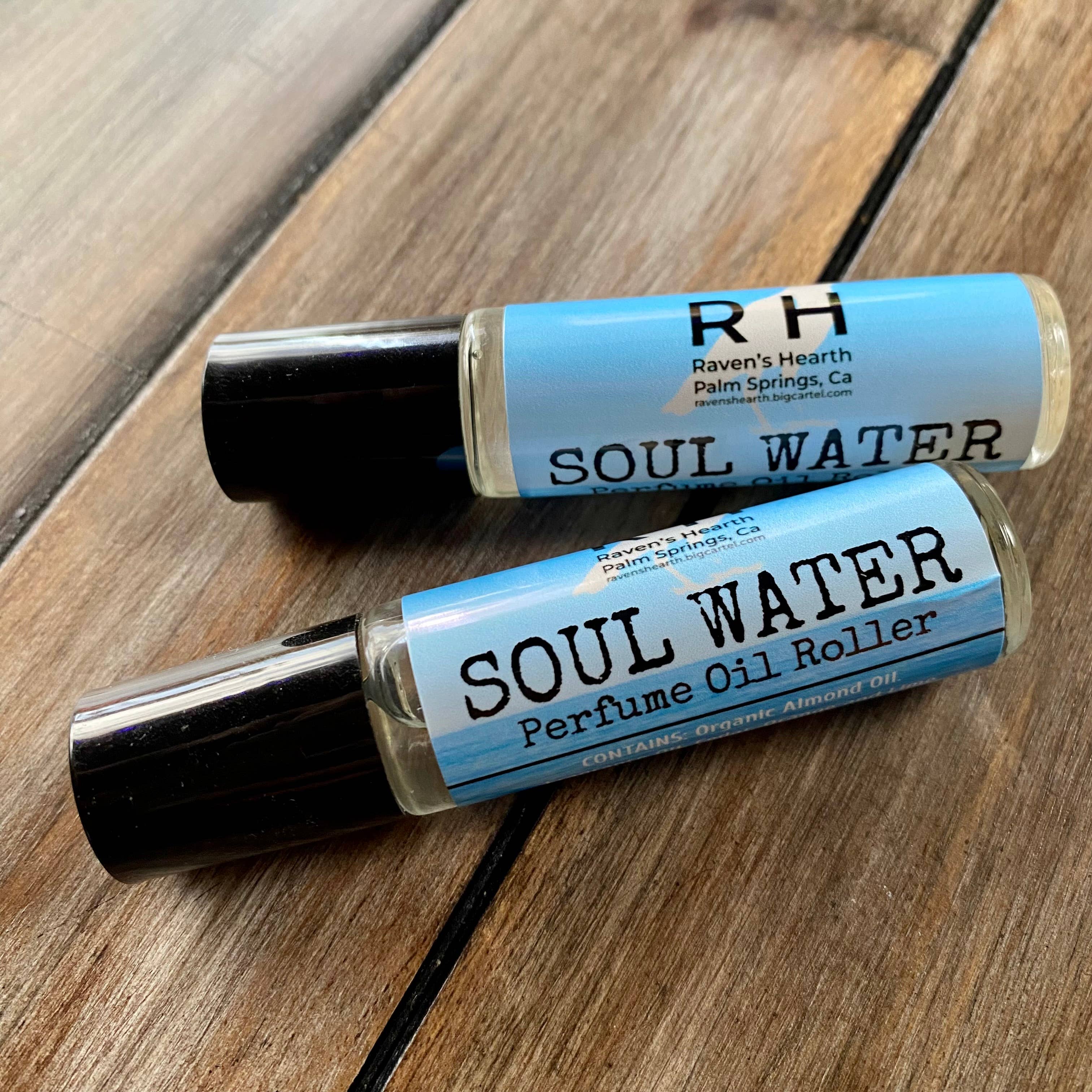 Raven’s Hearth - Wholesale Roll-On Fragrance - Soul Water Perfume Oil | Ocean Scent | Gender Neutral 3