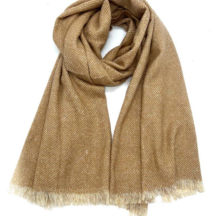 LINETA - Wholesale Scarf - Women's - HH-335 Plain scarf with lurex17