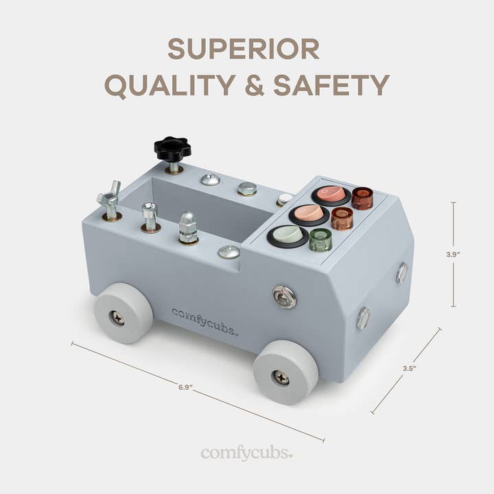 Comfy Cubs - Wholesale Toy Car/Truck - Kids - Busy Board Toy Truck Set by Comfy Cubs5