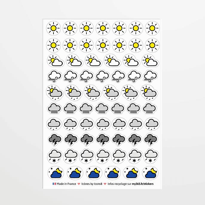 Wetteraufkleber für den Großhandel von My 365