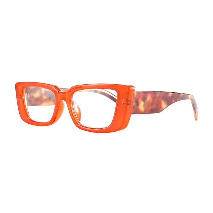 CORY | Orange / Amber Tortoise | Blue Light Blocking for wholesale by Ryan Simkhai Eyeshop