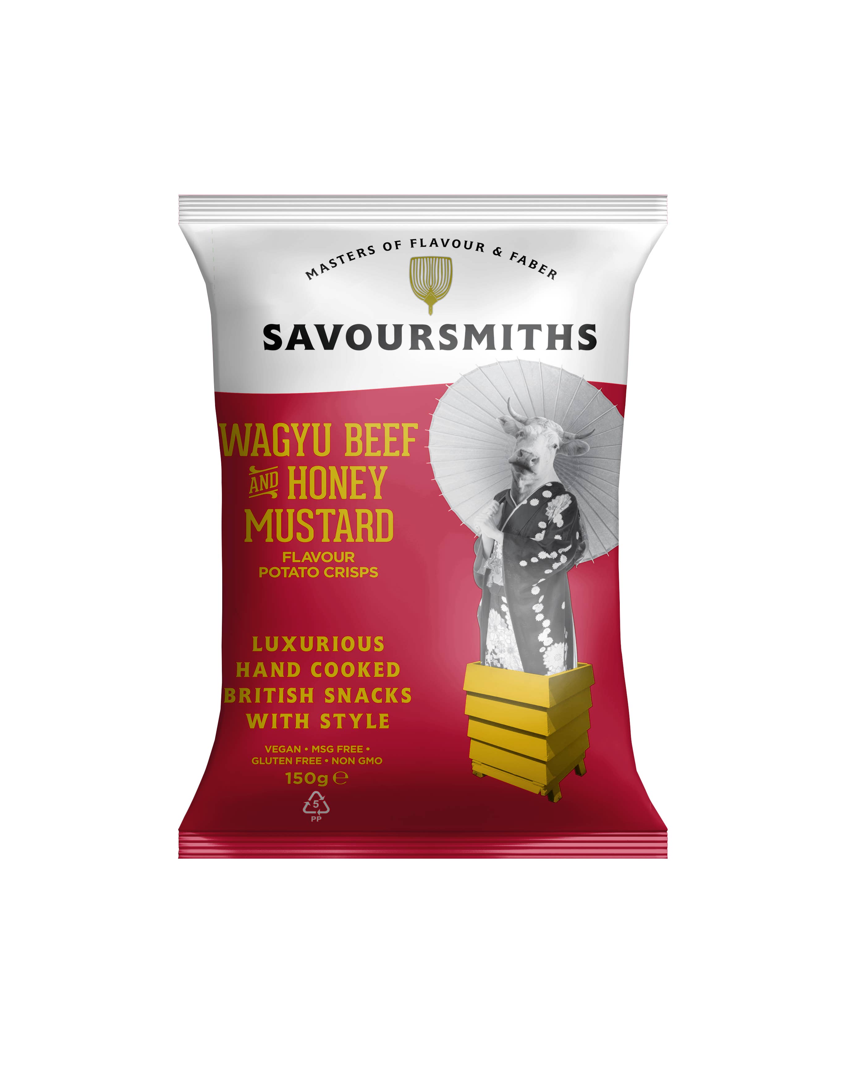 Savoursmiths - Wholesale Chips - Single Serve Vegan Wagyu Beef Honey Mustard 1.41oz