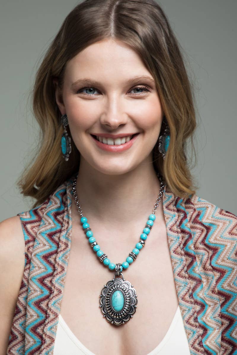 Urbanista – wholesale Pendant/charm necklace – Southwestern Inspired Necklace Set6