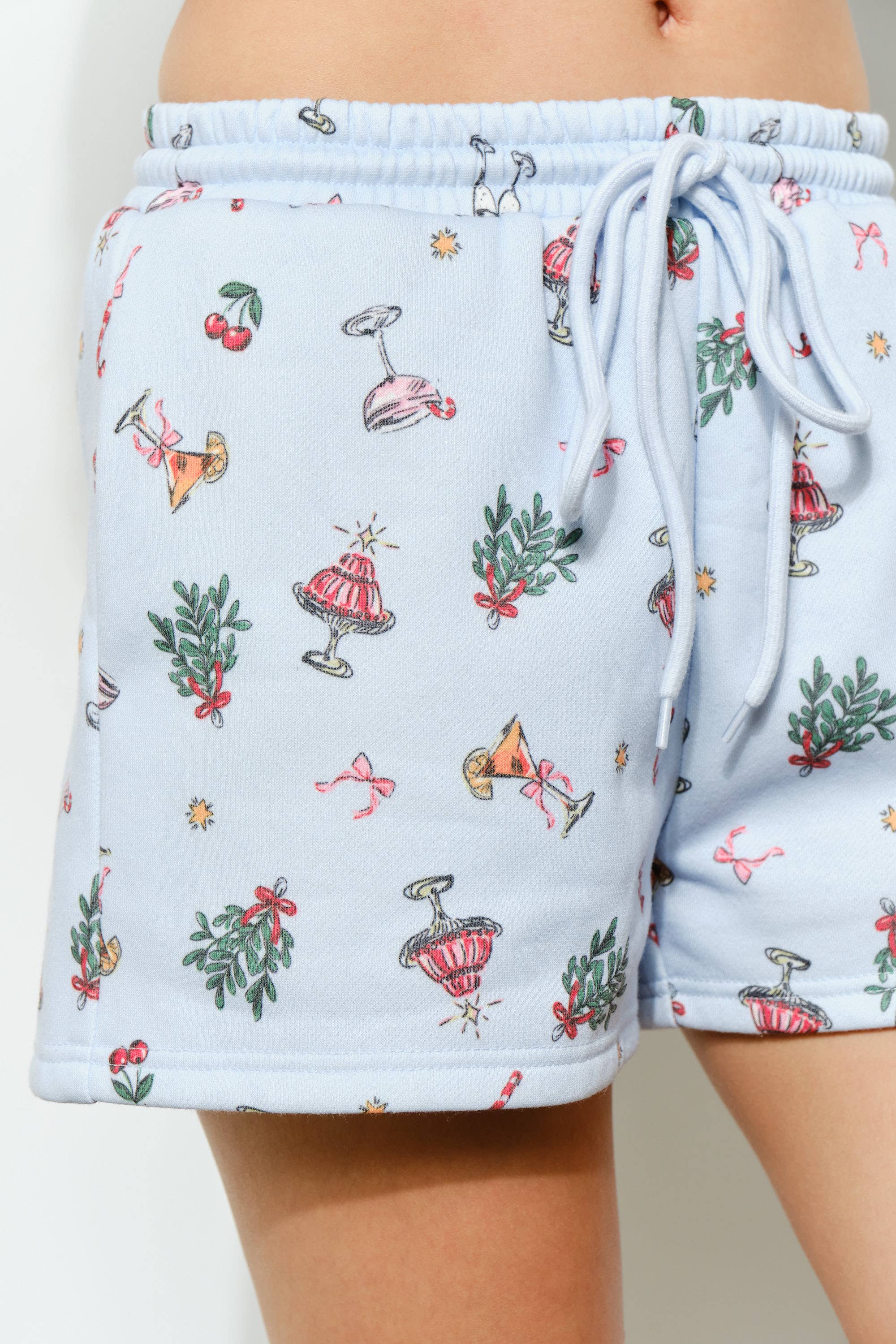 Pretty Garbage - Wholesale Lounge Shorts - Women's - RENNA SWEAT SHORTS - Festive, Holiday, Lounge5