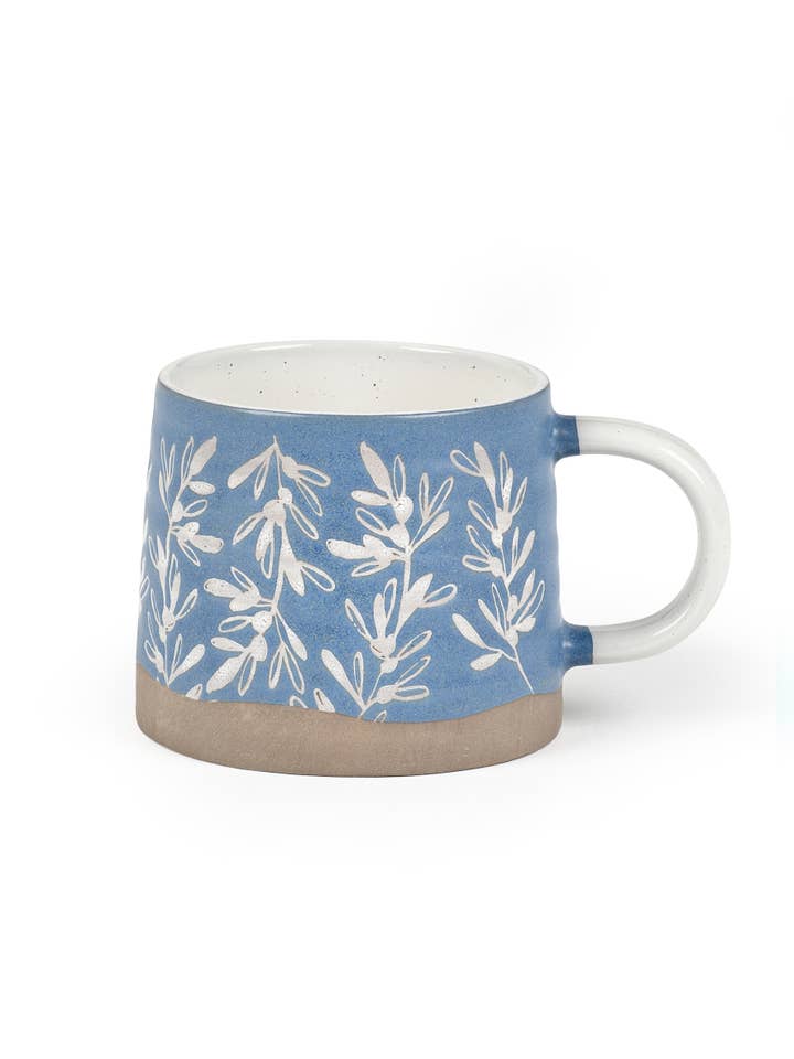 PURER HOME X EDEN
OLIVES MUG BLUE for wholesale by Pure Table Top Ltd