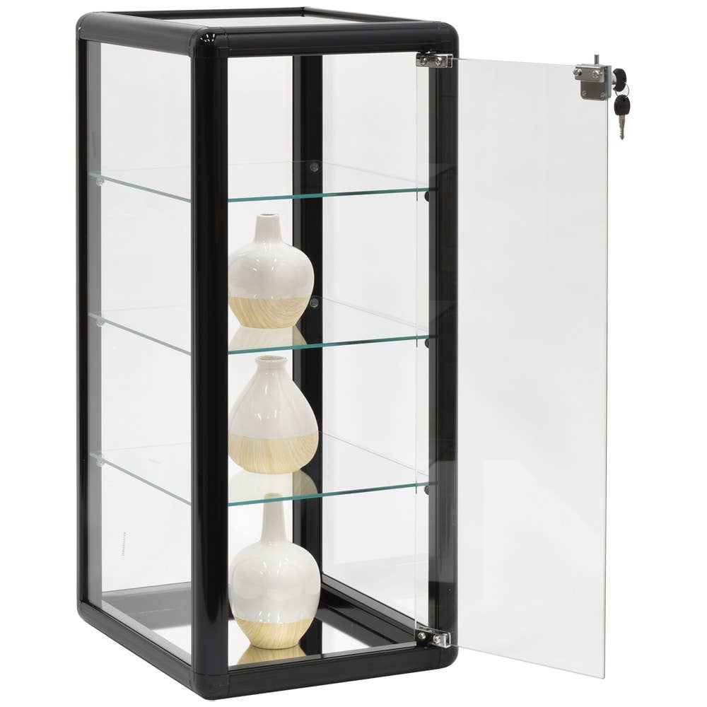 Specialty Store Services - Wholesale Retailer Display - Kids & Baby - Black Metal Framed Glass Countertop Display Showcase1