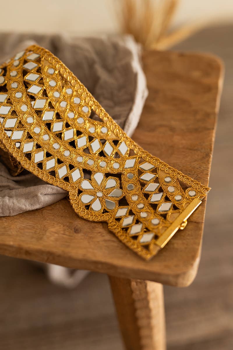 Lula Natura - Wholesale Belt - Women's - GOLDEN CRYSTAL BELT2