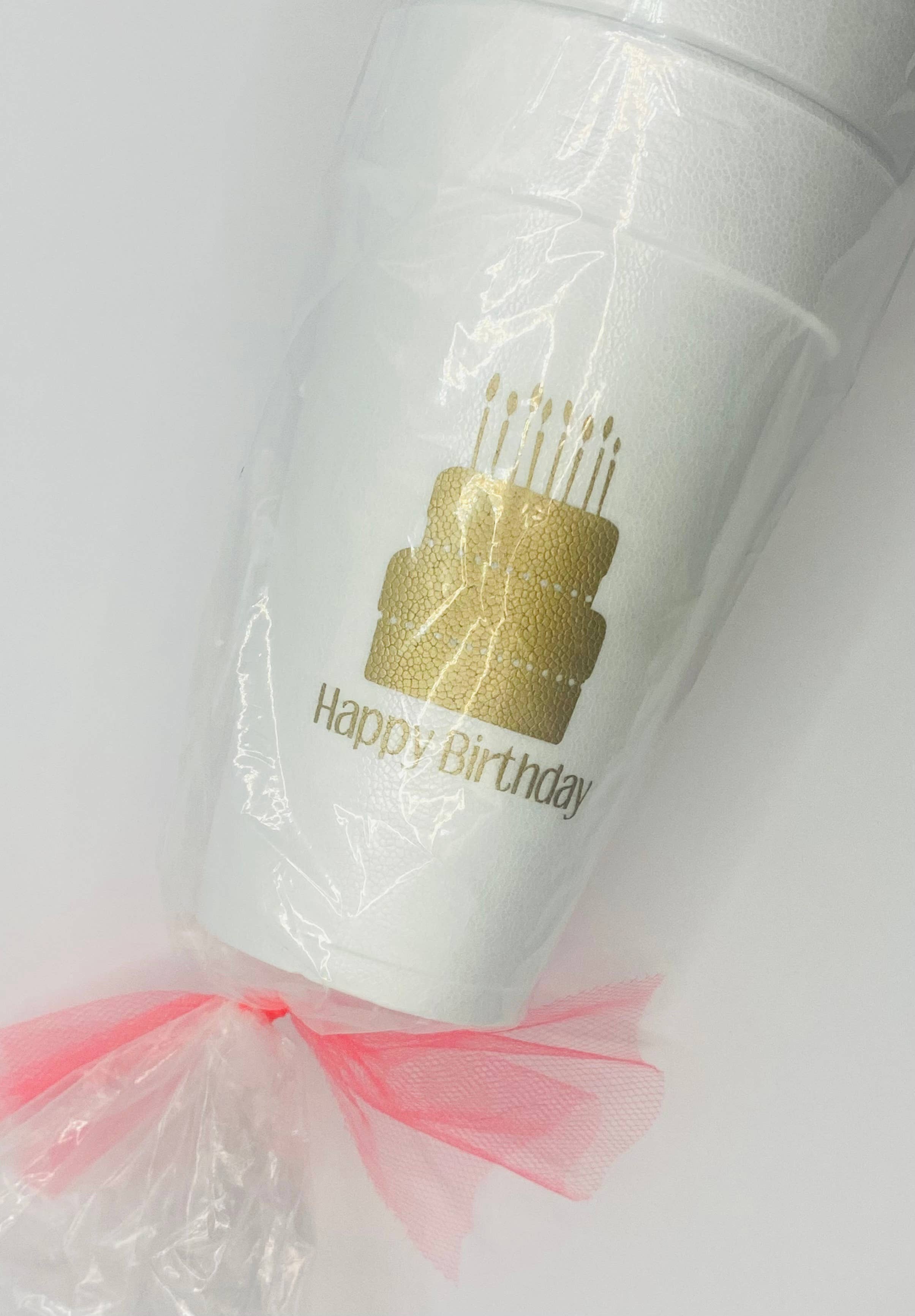 Southern Ink - Wholesale Disposable Cup - Happy Birthday1