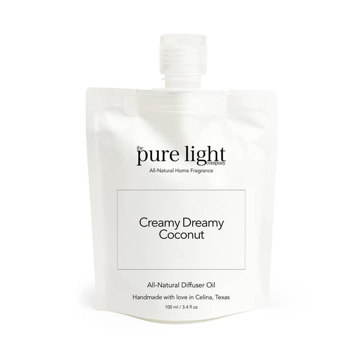 CREAMY DREAMY COCONUT Diffuser Oil 100ml for wholesale by The Pure Light Company