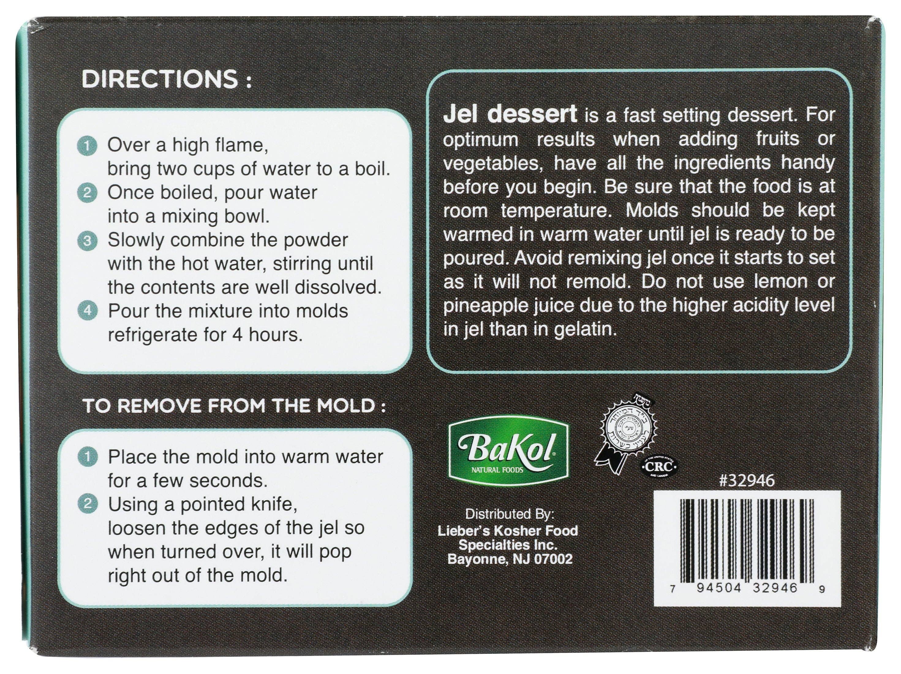 Everyday Supply Co - Wholesale Pudding - BAKOL DESSERT JELL UNFLVRD ALNTRL - Case of 121