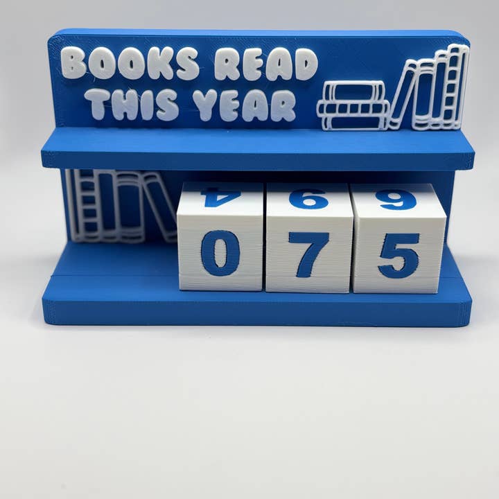 Stella Cake Creations - Wholesale Desk/Tabletop Sign - Book Counter Sign with Numbers 4