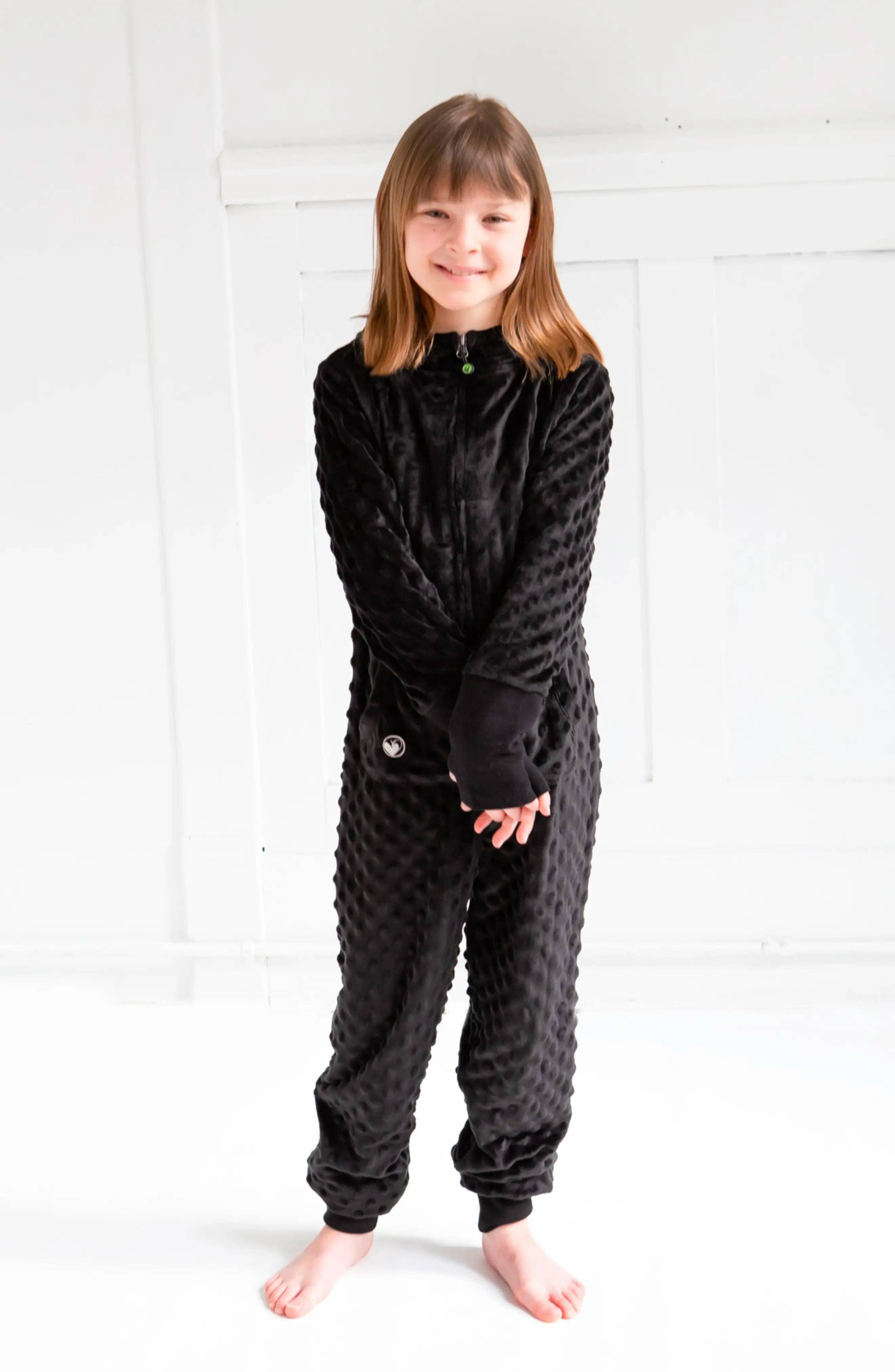 Minky Bubble Onesie - Black for wholesale on Faire3